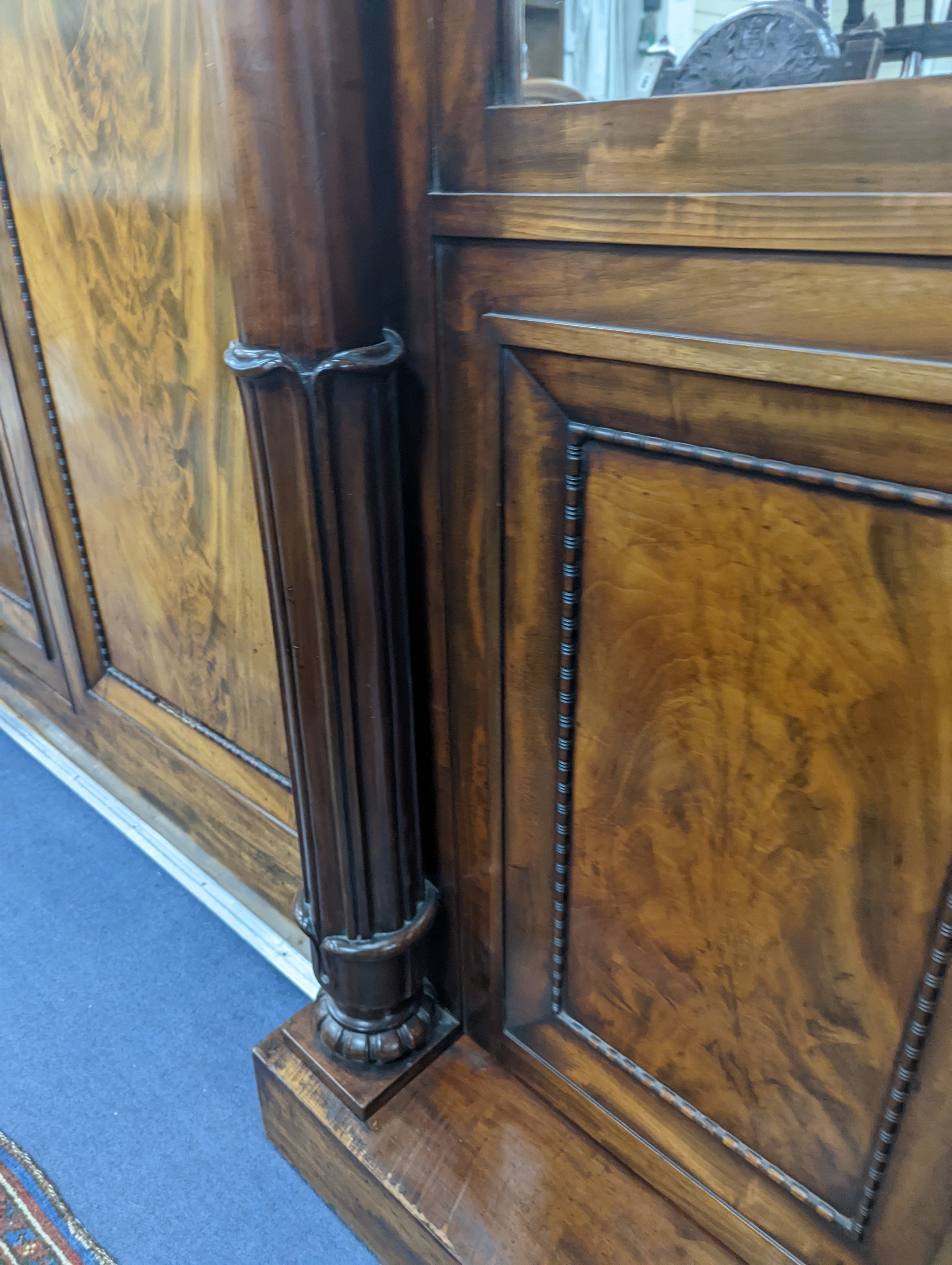 A 17th century Lancashire carved oak side chair, width 47cm, depth 36cm, height 104cm